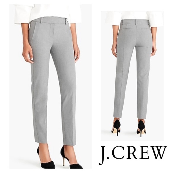 J. Crew Pants - J. Crew Slim Cropped Ruby Pant Gray | 10